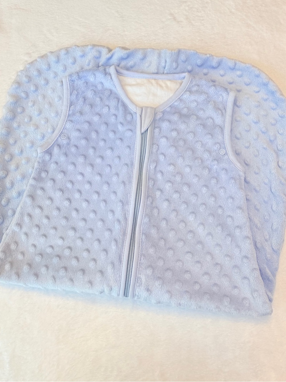 BabyinaBag - Light Blue Baby Sleep Sack - Small